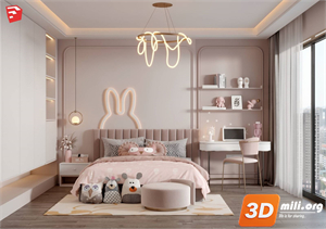 Children Room Scenes Skp FIles 